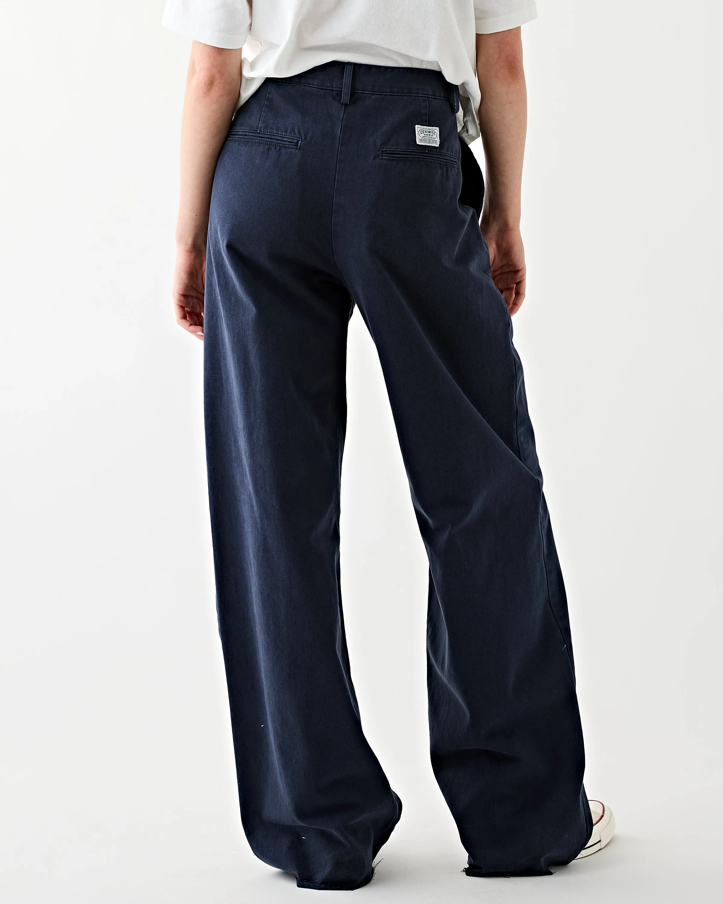 Blair Double Pleated Pant Navy