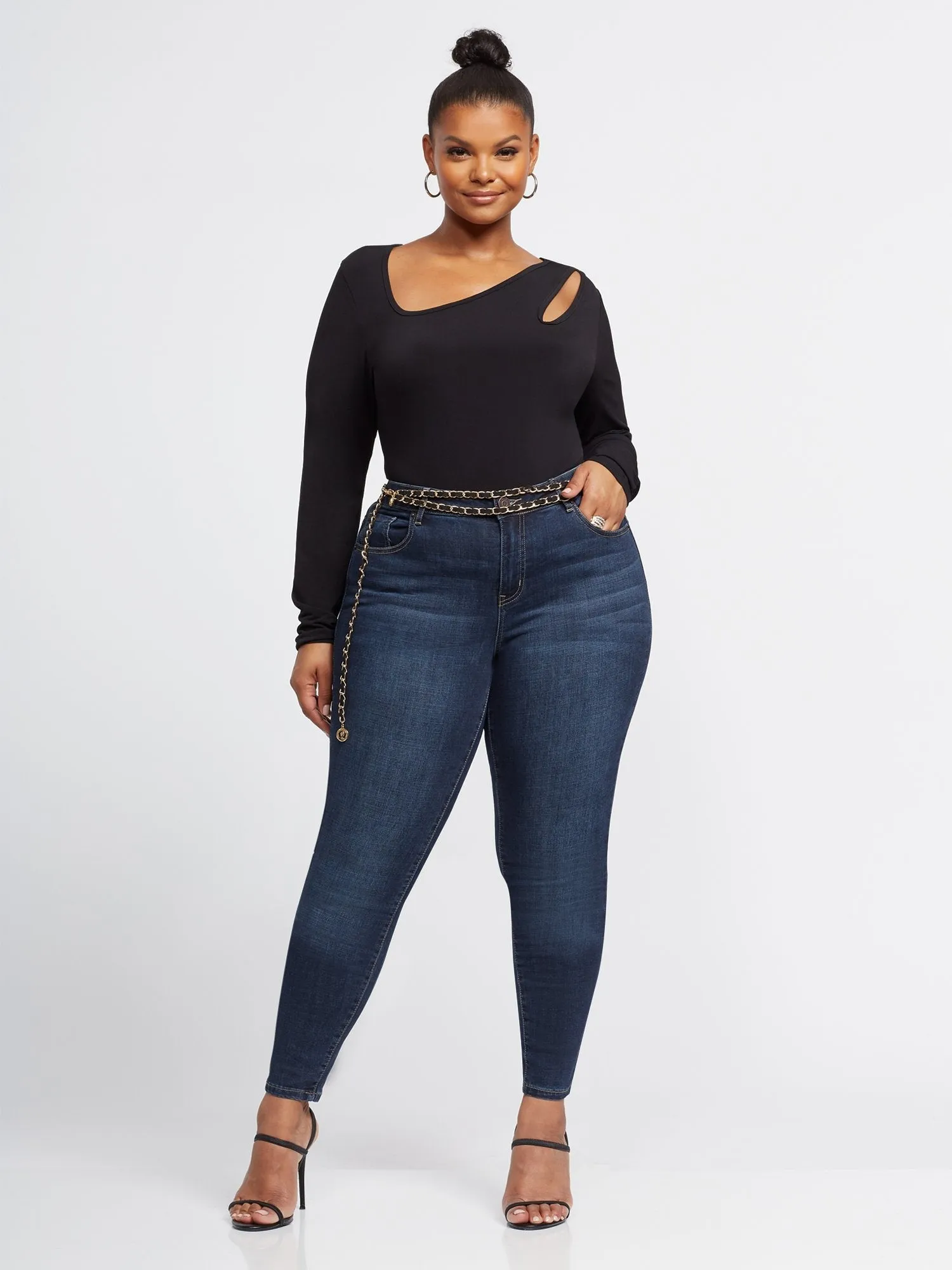 Blaire Fitted Cut-Out Top