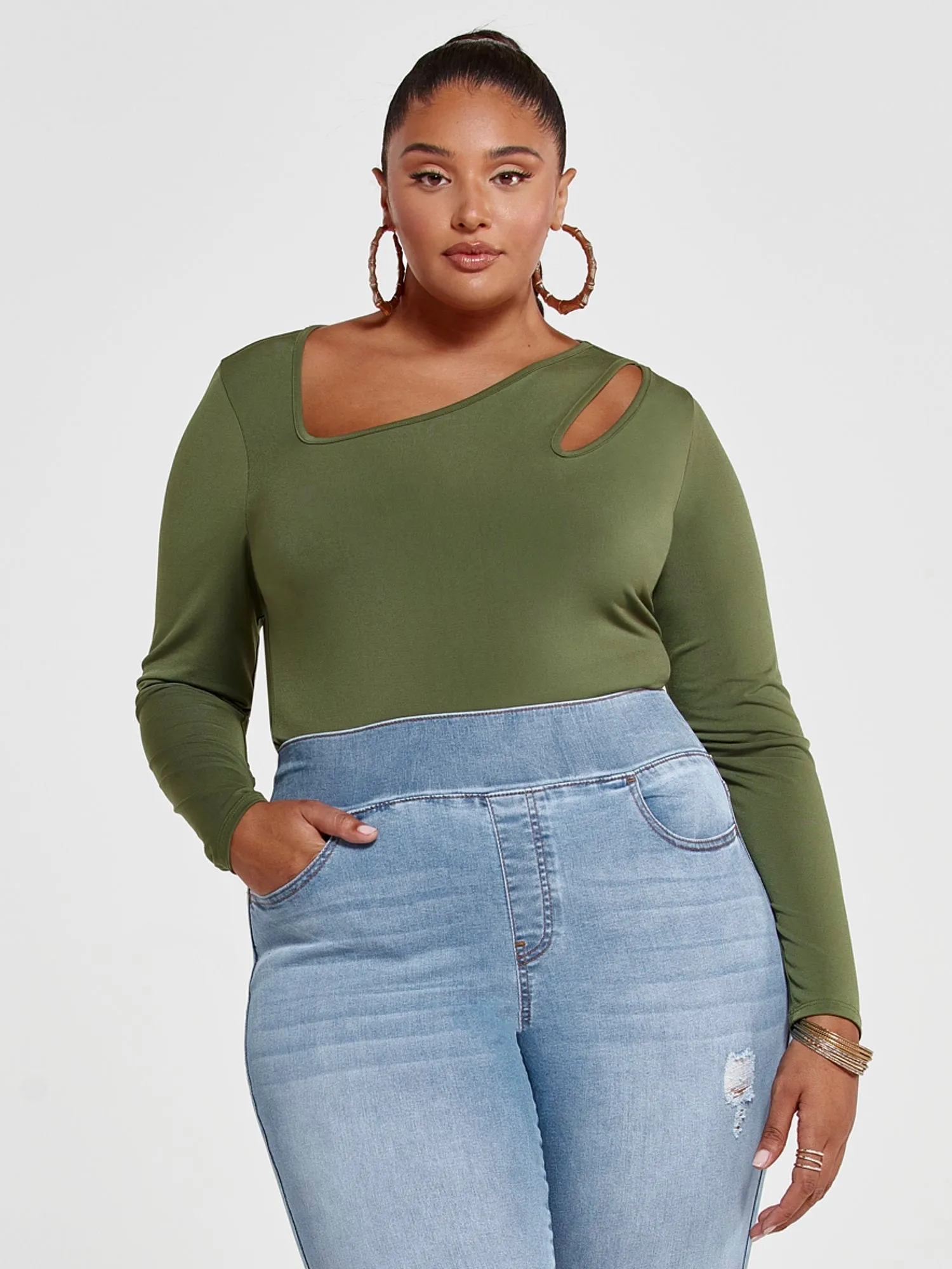 Blaire Fitted Cut-Out Top