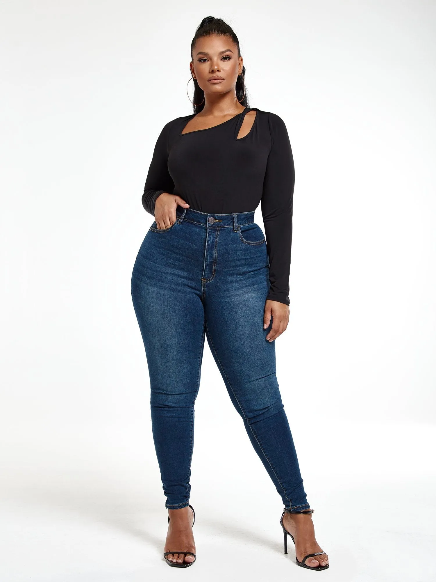 Blaire Fitted Cut-Out Top