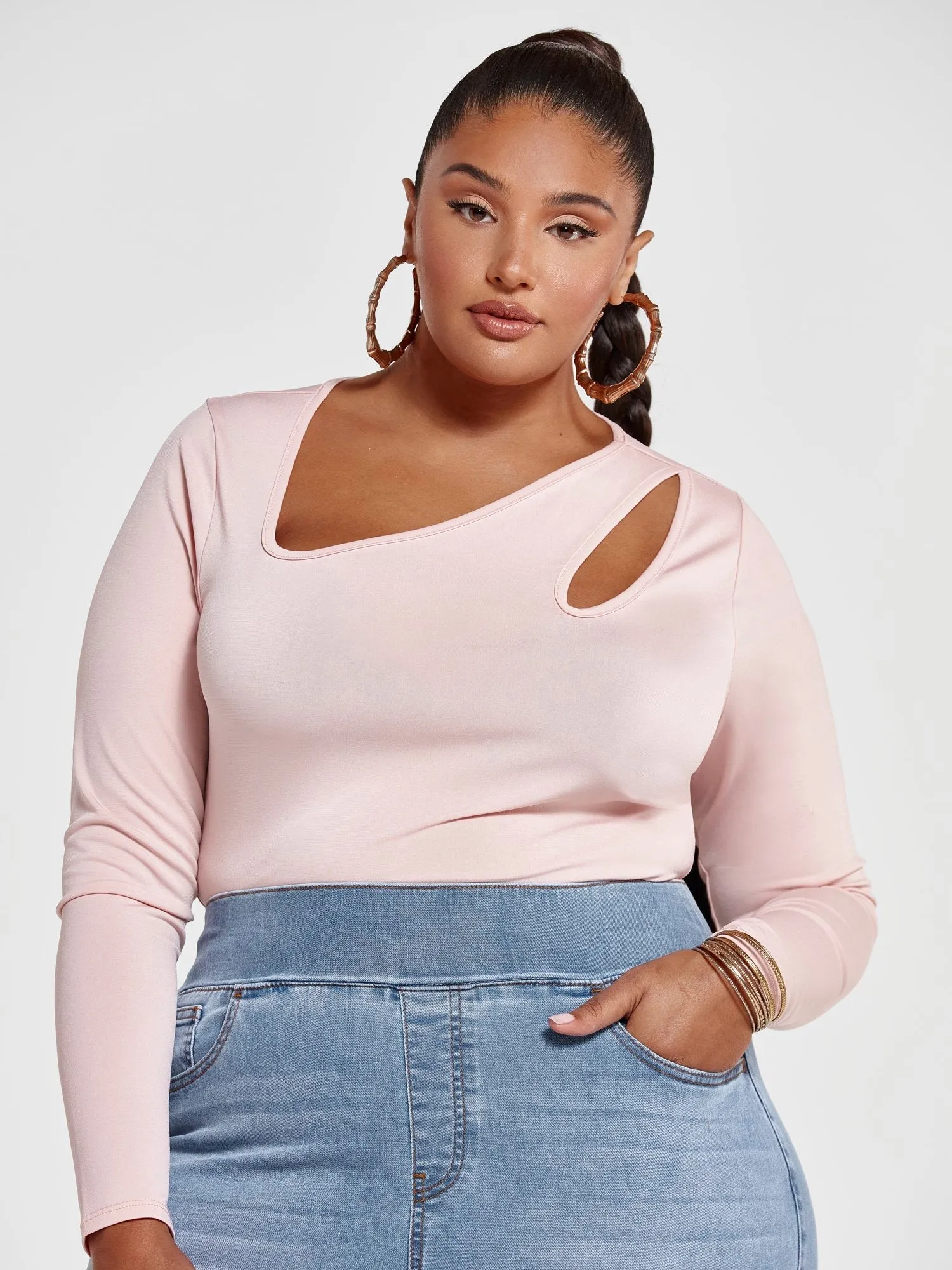 Blaire Fitted Cut-Out Top