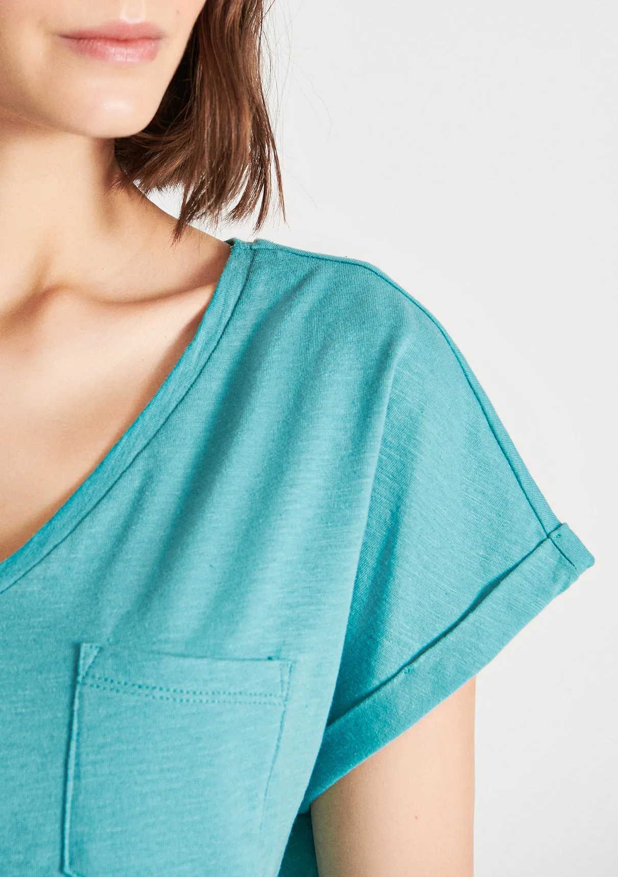 Blue Basic Top