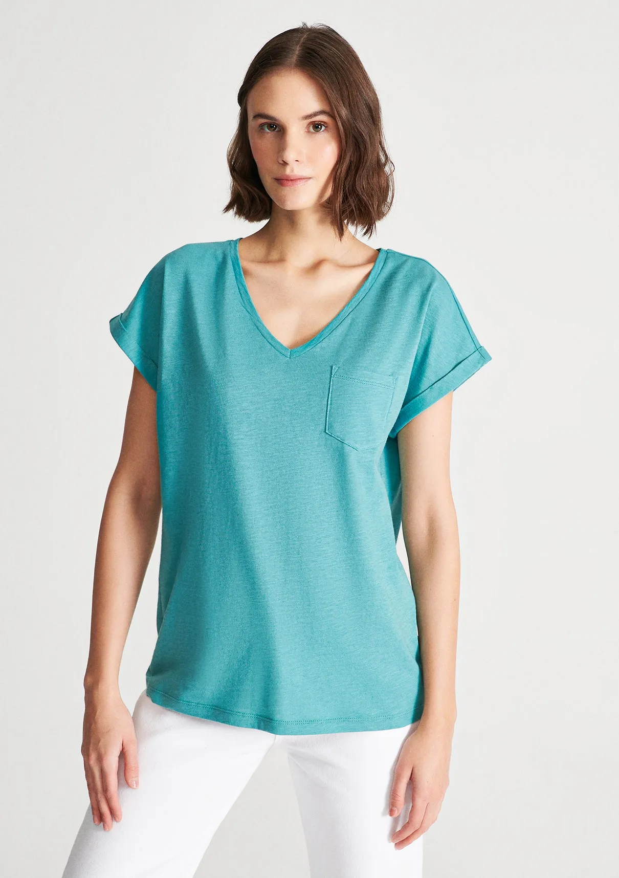 Blue Basic Top