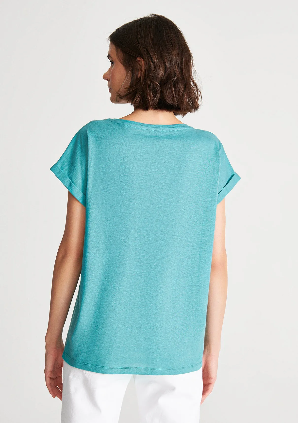 Blue Basic Top