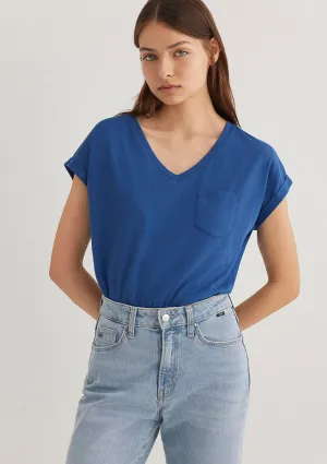 Blue Basic Top