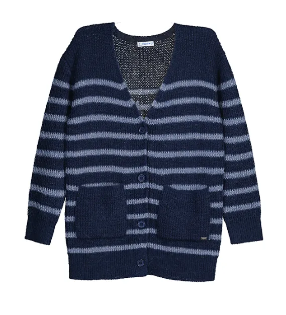 Blue Stripe Cardigan
