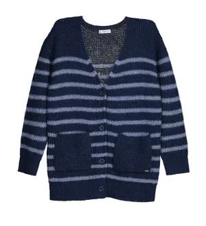 Blue Stripe Cardigan