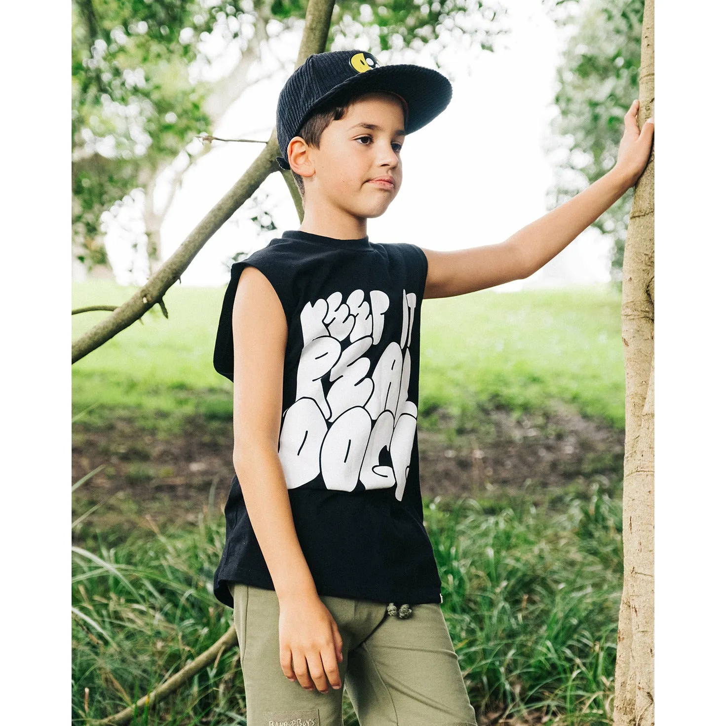 BOB Muscle Tank Keep It Real Dogg