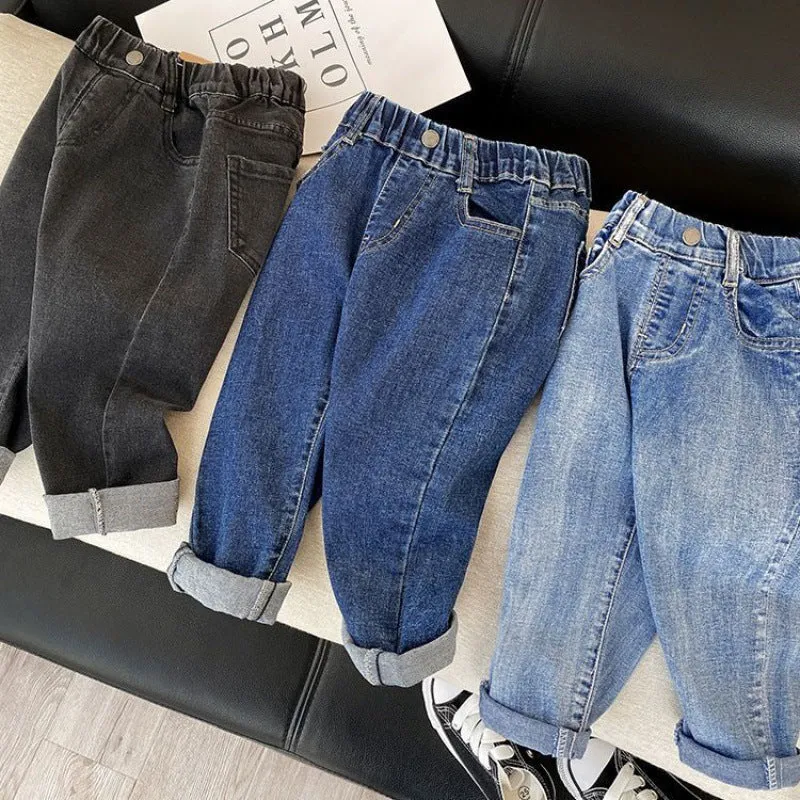 Boy Loose Fashion Personality Thin Long Pants
