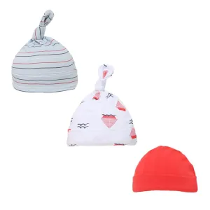 BOYS 3 PACK NAUTICAL HATS (0-9 MONTHS) H57