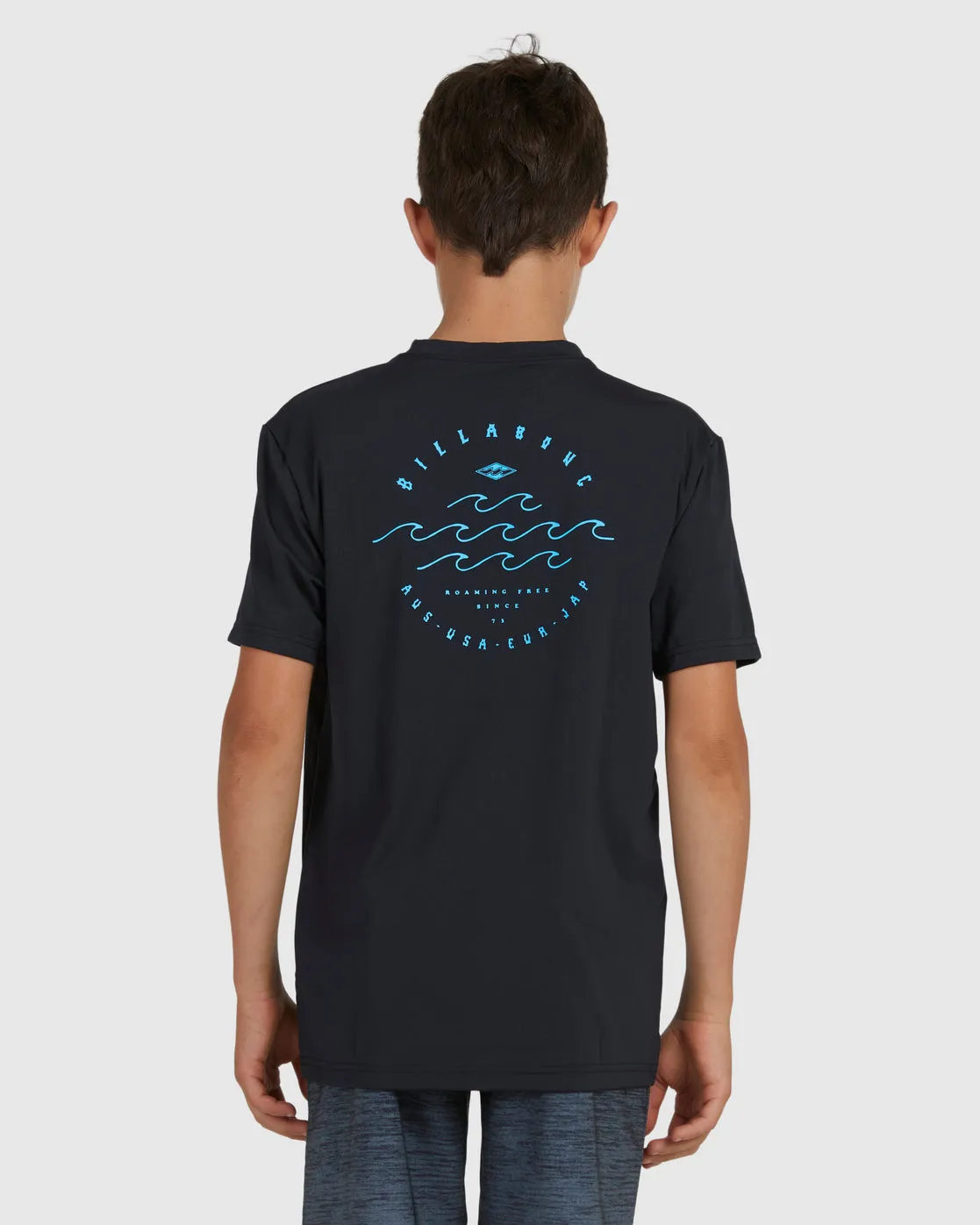 Boys 8-16 Wavey Davey Loose Fit Short Sleeve Rash Vest