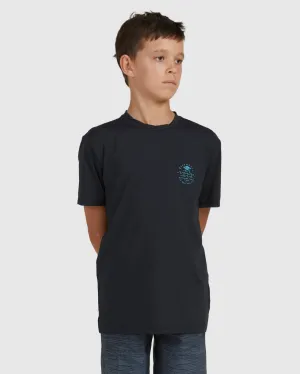 Boys 8-16 Wavey Davey Loose Fit Short Sleeve Rash Vest