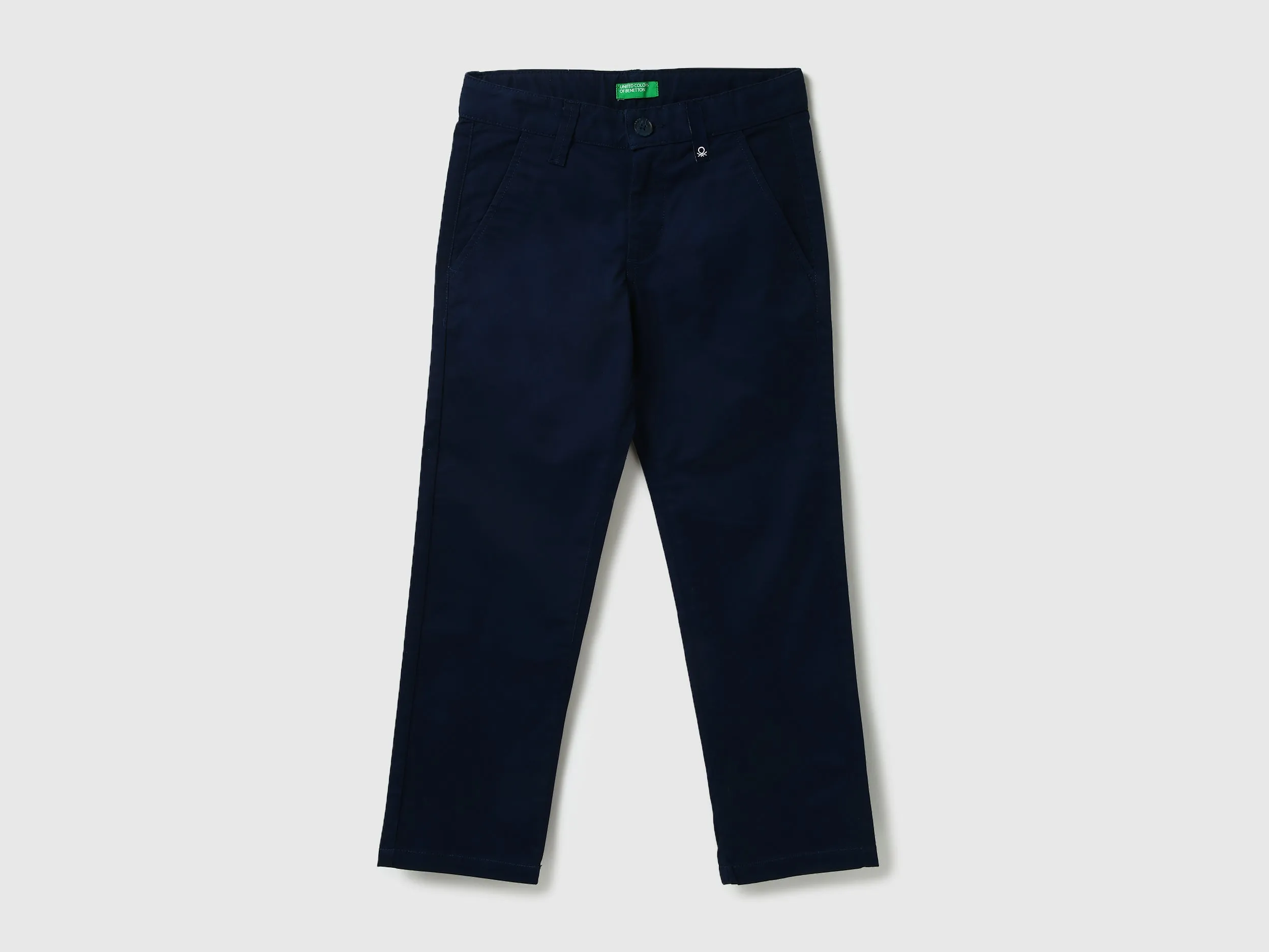 Boys Solid Regular Fit Trousers
