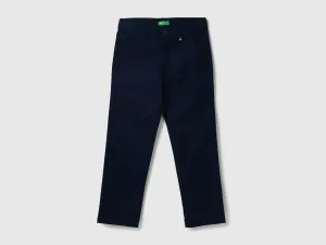 Boys Solid Regular Fit Trousers