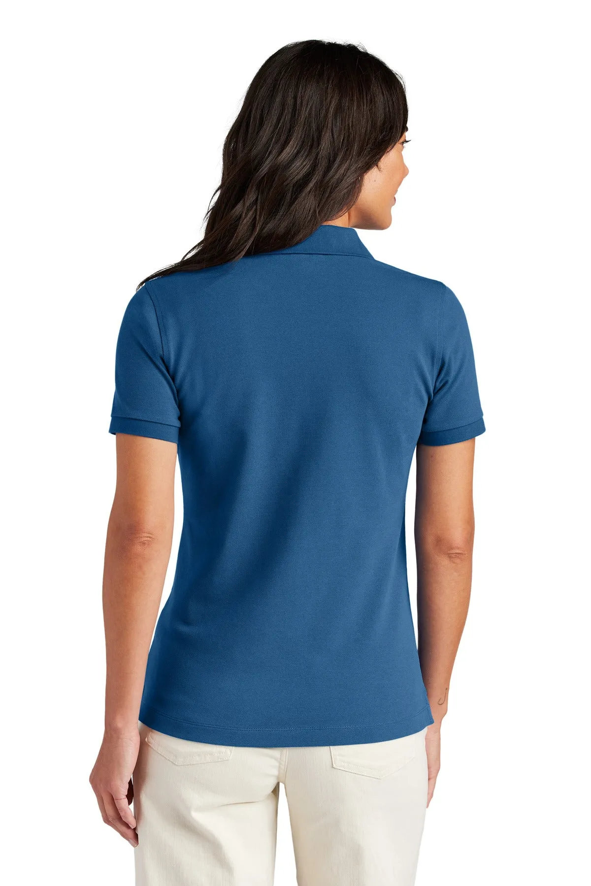 Brooks Brothers Women's Pima Cotton Pique Polo BB18201 Charter Blue