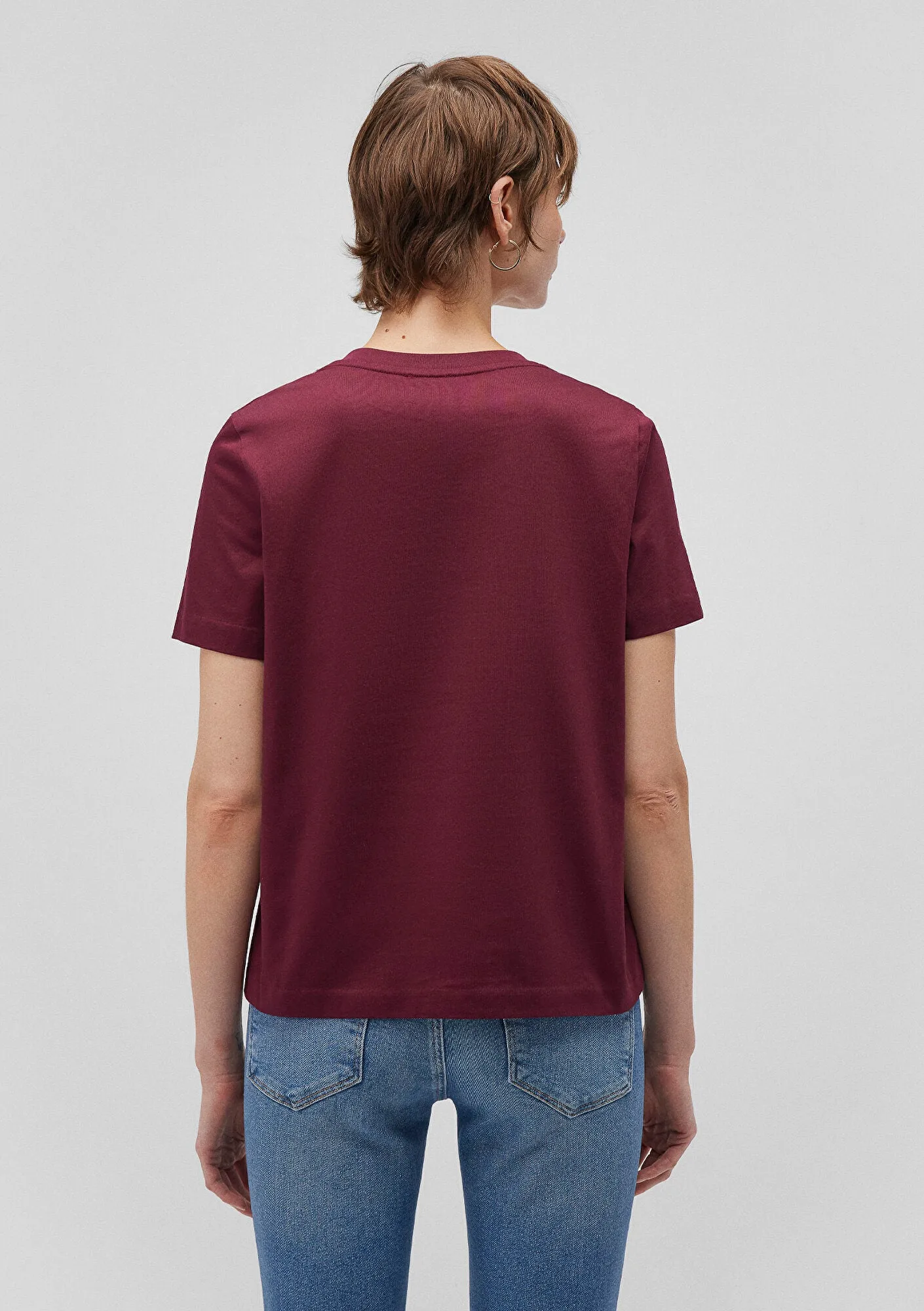 Burgundy Basic T-Shirt