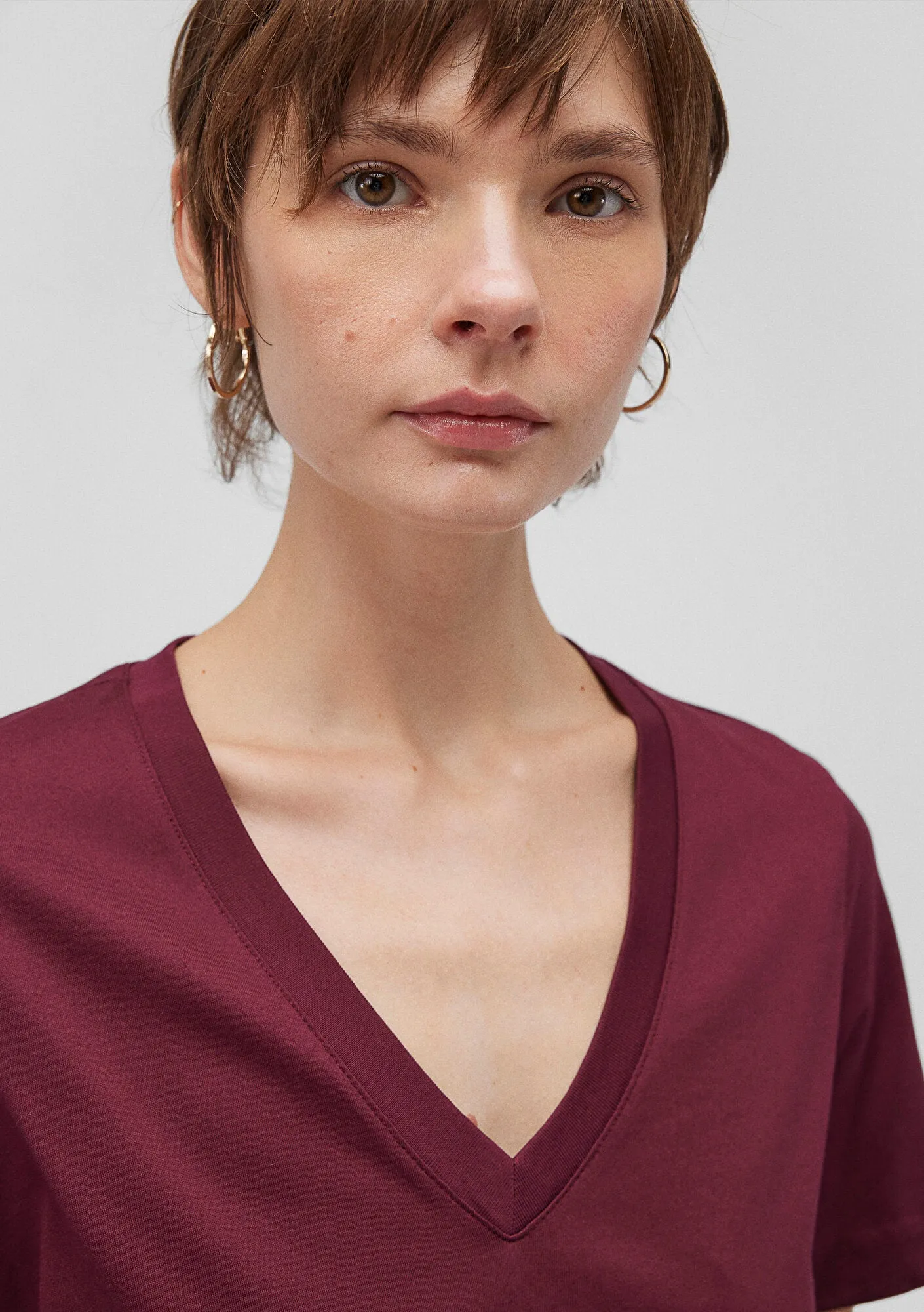 Burgundy Basic T-Shirt
