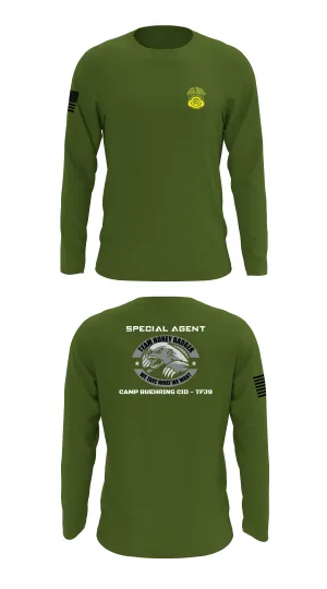Camp Buehring CID Office Store 1 Core Men's LS Performance Tee - 96018663473