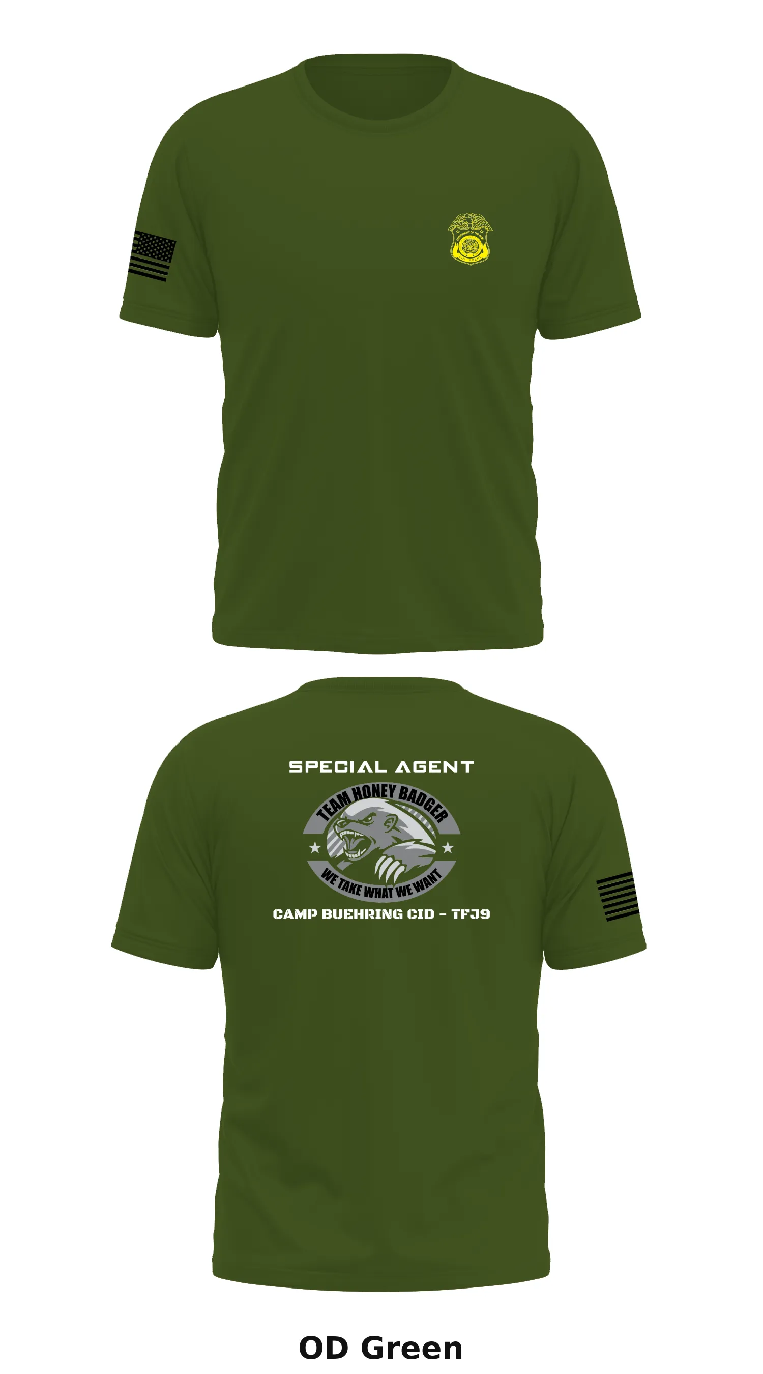 Camp Buehring CID Office Store 1 Core Men's SS Performance Tee - 53613015041