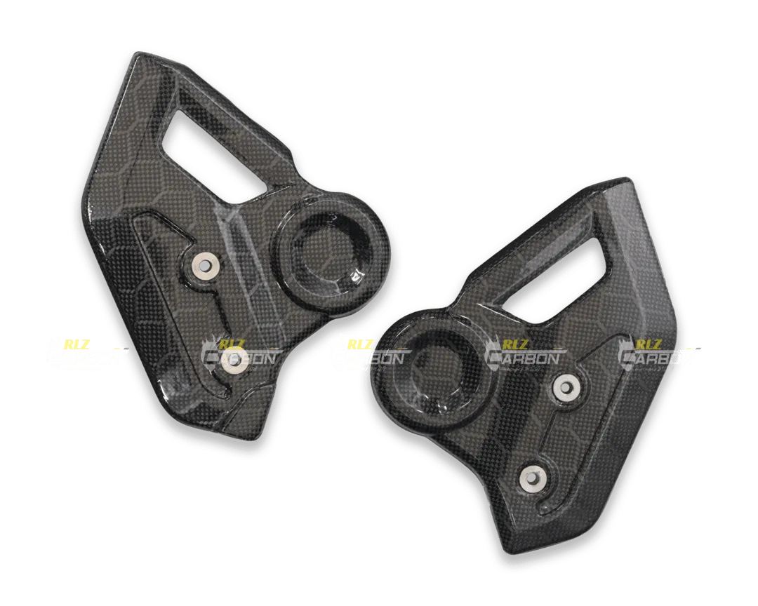Carbon Fiber Heel Guards for Triumph Tiger 900