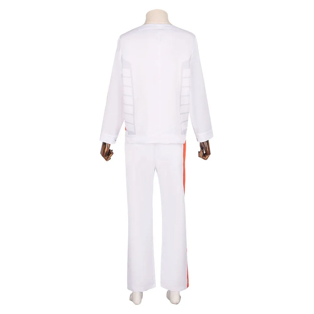 Cassian Andor White Prison Tracksuit Cosplay Costume Outfits