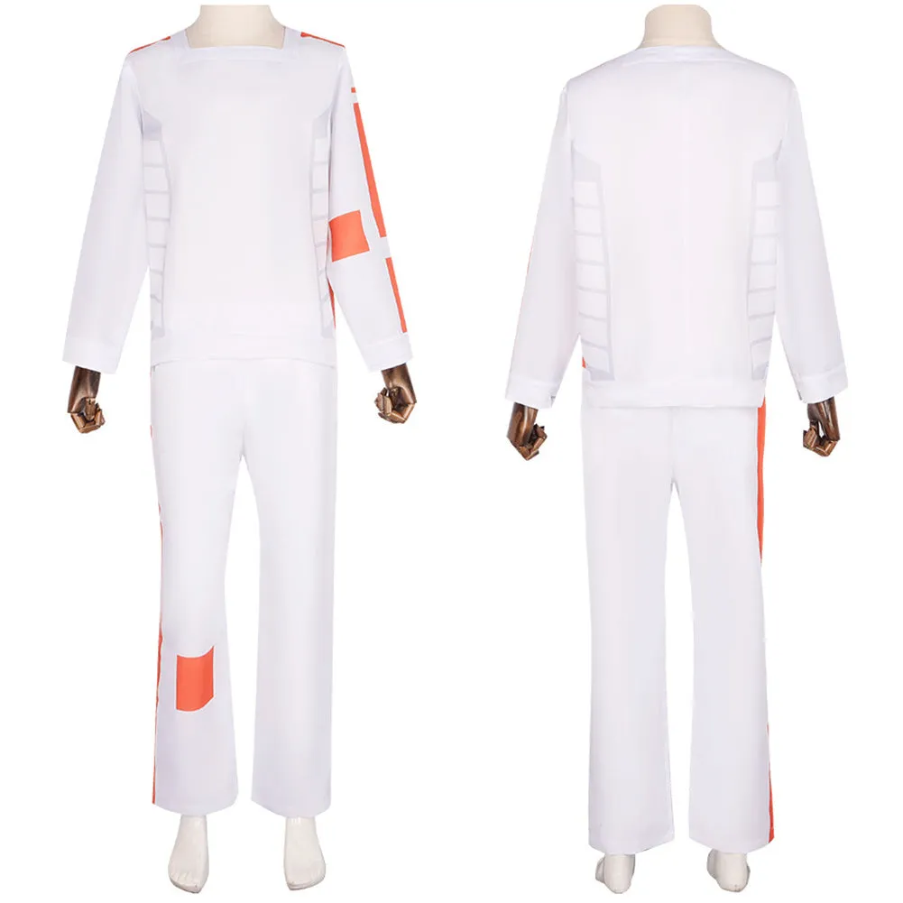 Cassian Andor White Prison Tracksuit Cosplay Costume Outfits