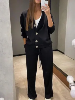 Chantal | Long Sleeve Top and Pants Set