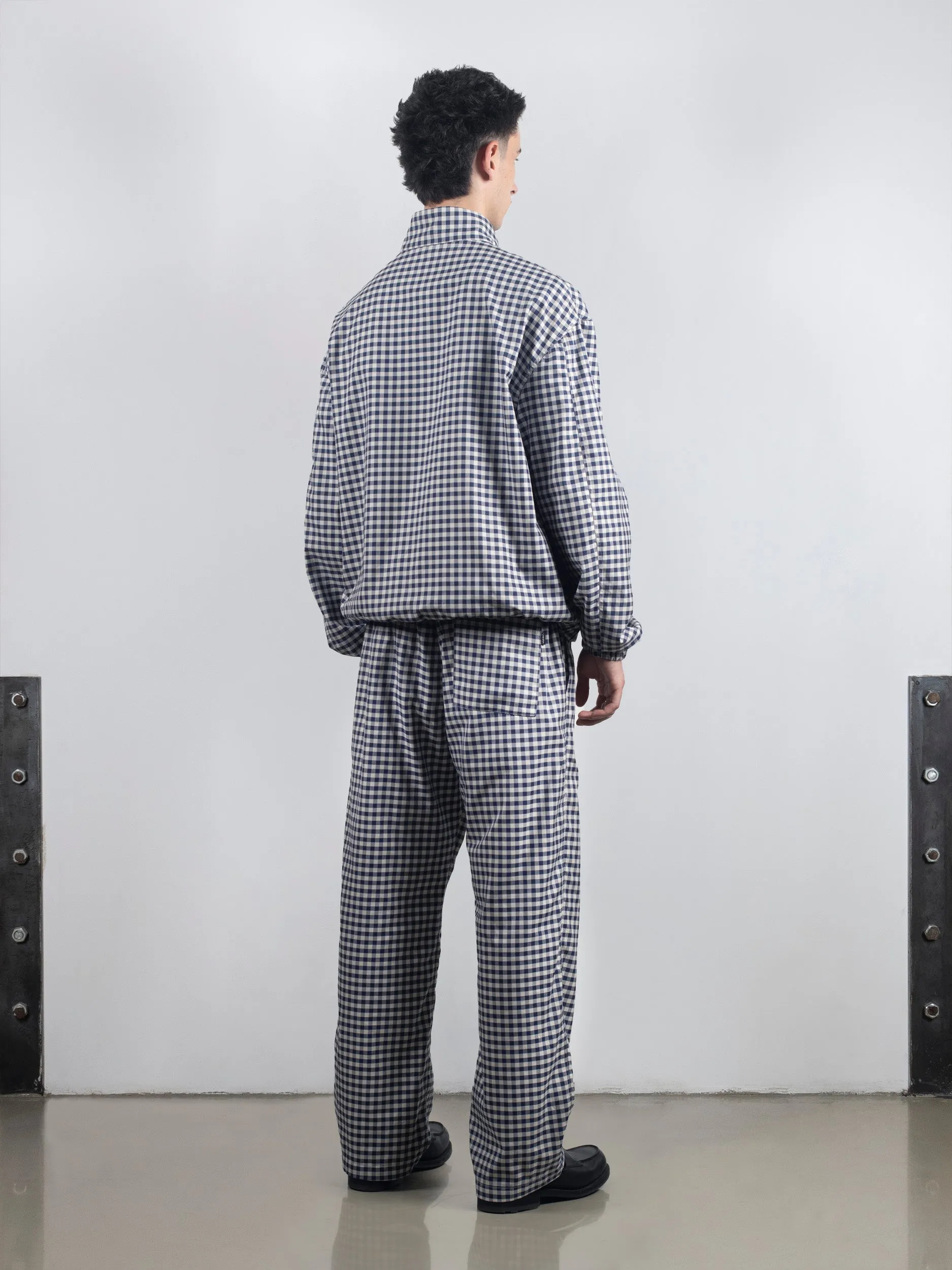 Checkered Flanello Relaxed Pants