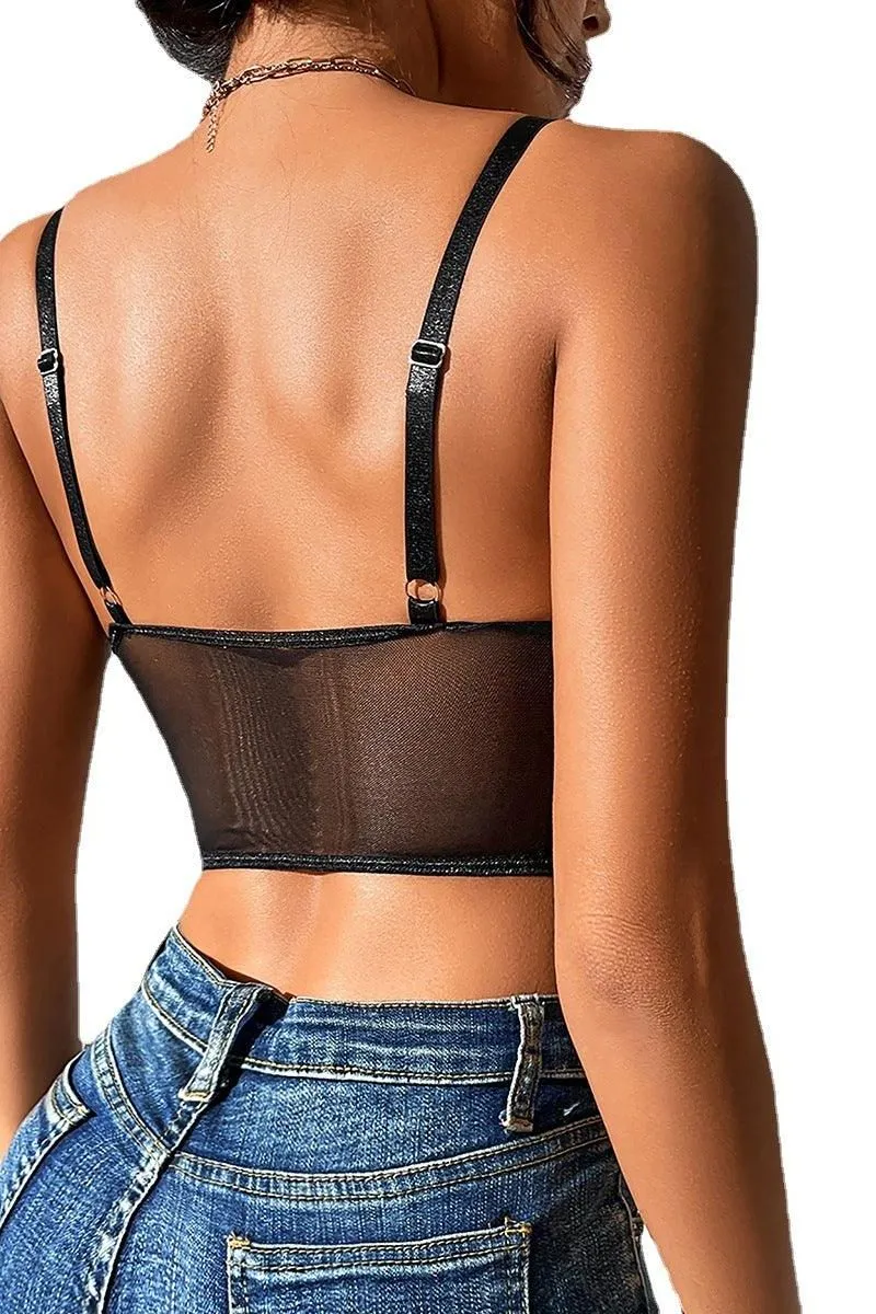 Chest wrapping ribbon hollow top