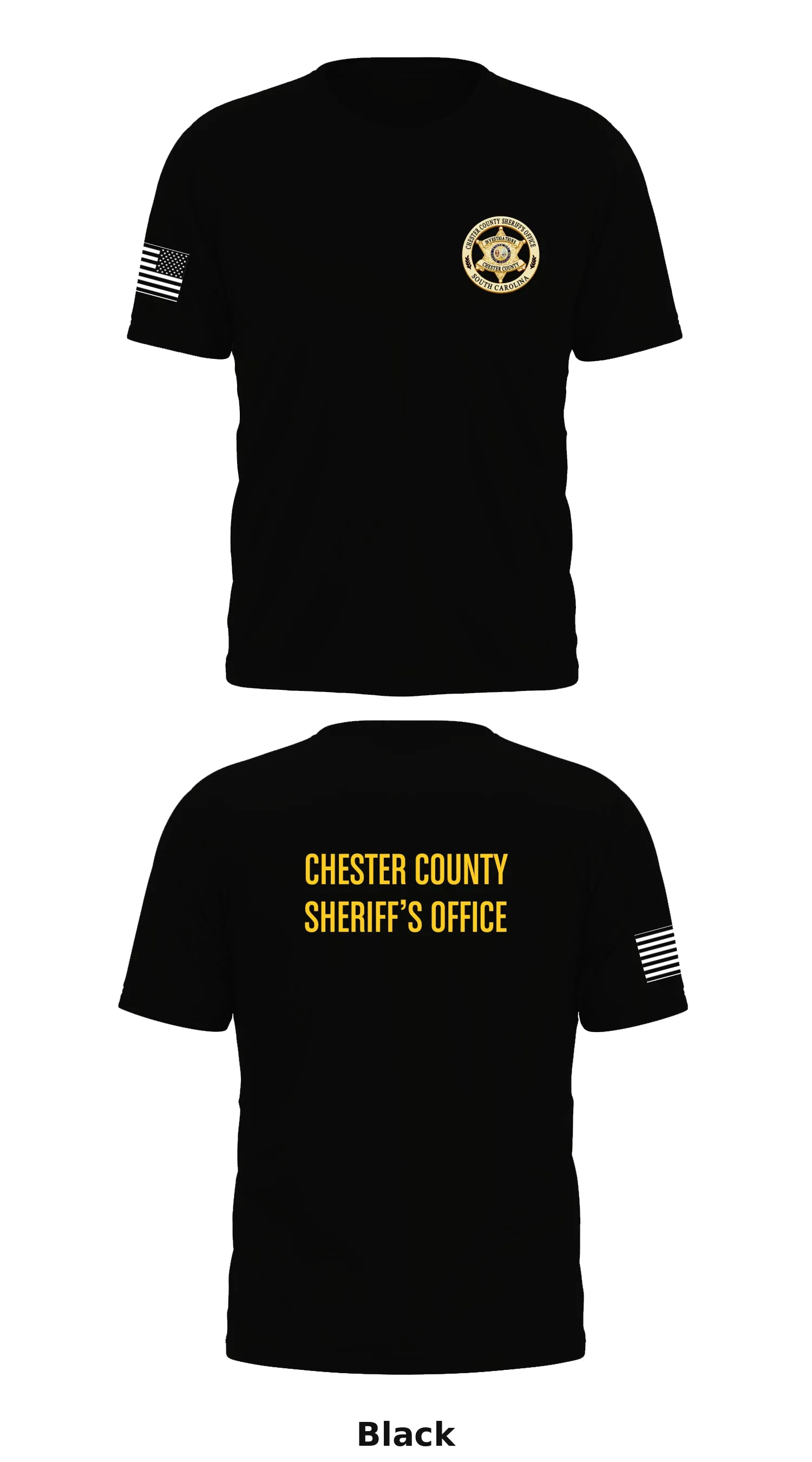 Chester County Sheriff's Office Criminal Investigation Division Store 1 Core Men's SS Performance Tee - 47471161339