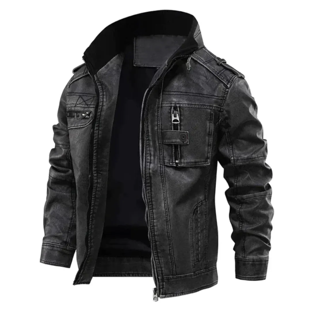 Chris Alpha Leather Jacket