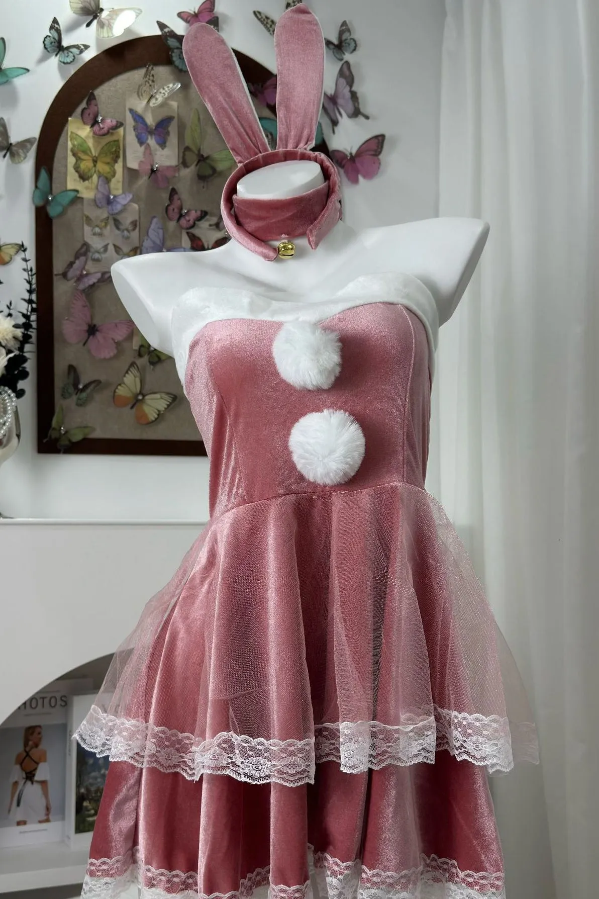 Christmas Bunny Costume Cosplay Rabbit Outfit