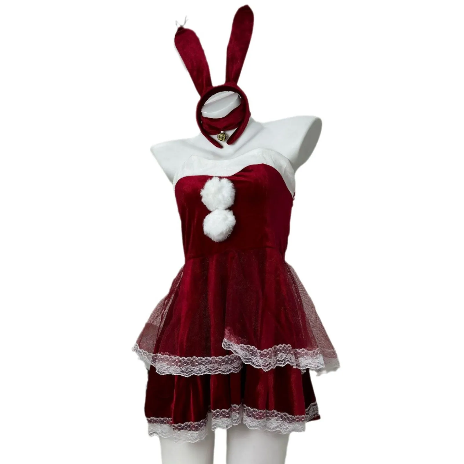 Christmas Bunny Costume Cosplay Rabbit Outfit