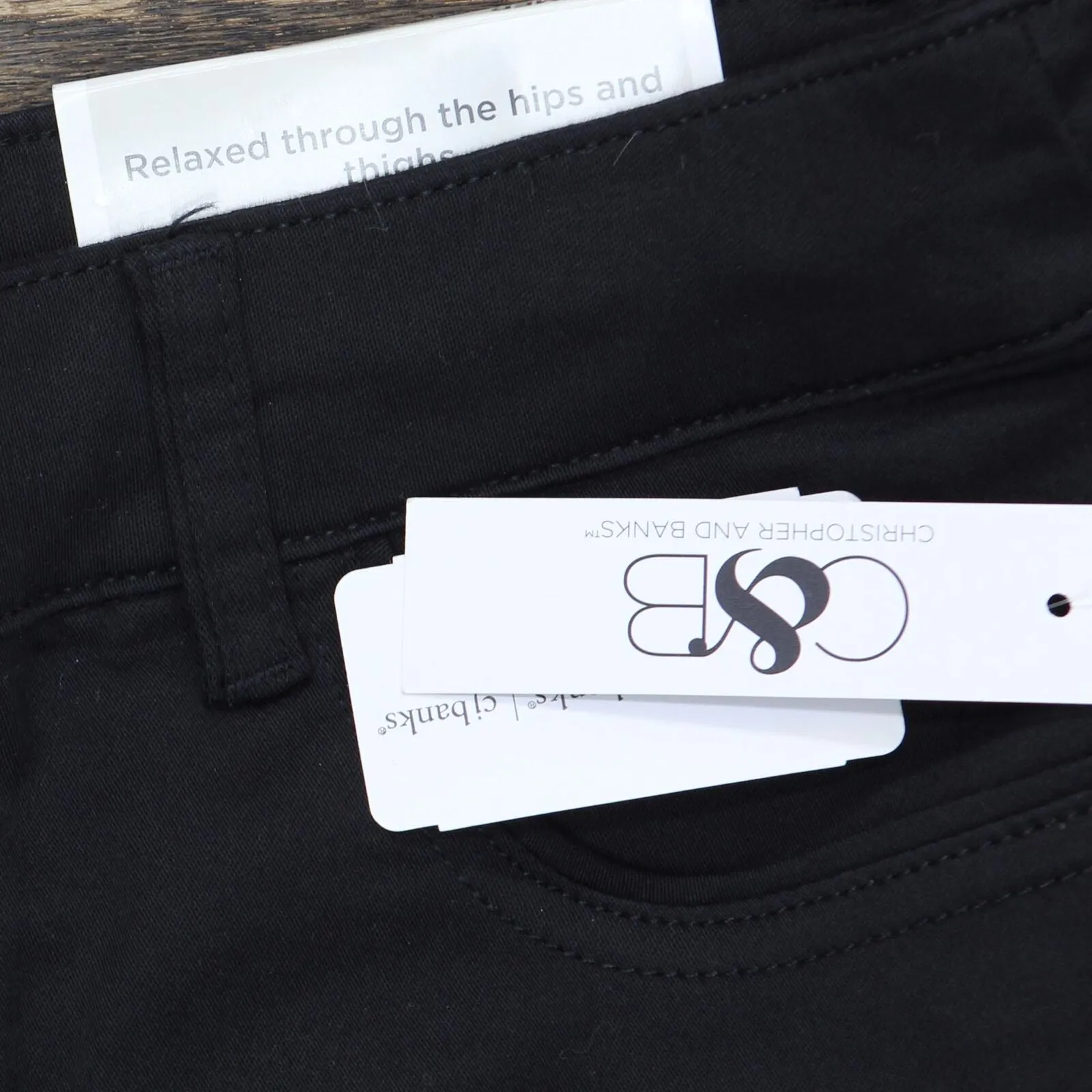 Christopher & Banks Womens Petite Relaxed Fit High Rise Skimmer Pants 5297