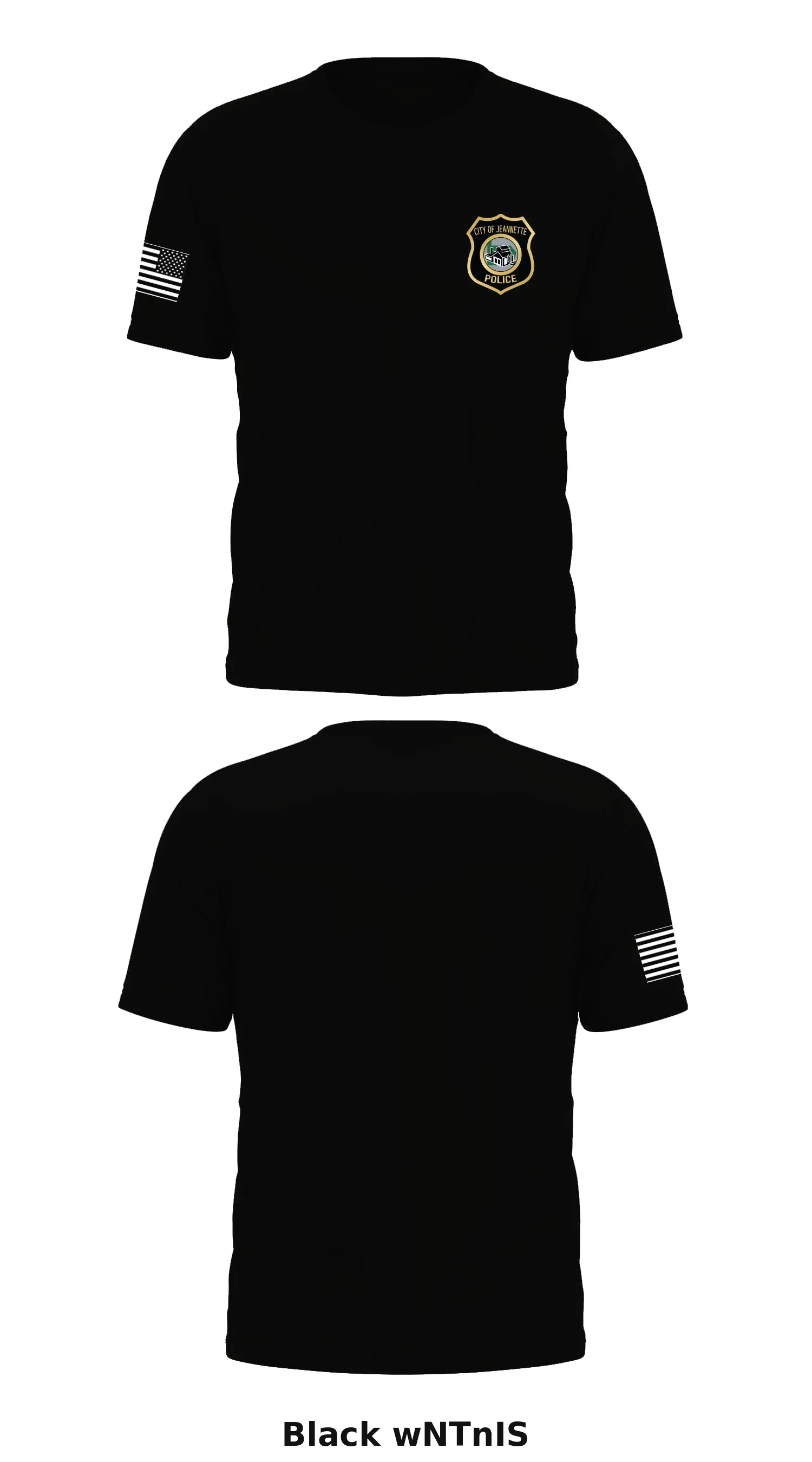 City of Jeannette PD Store 1 Core Men's SS Performance Tee - wNTnIS