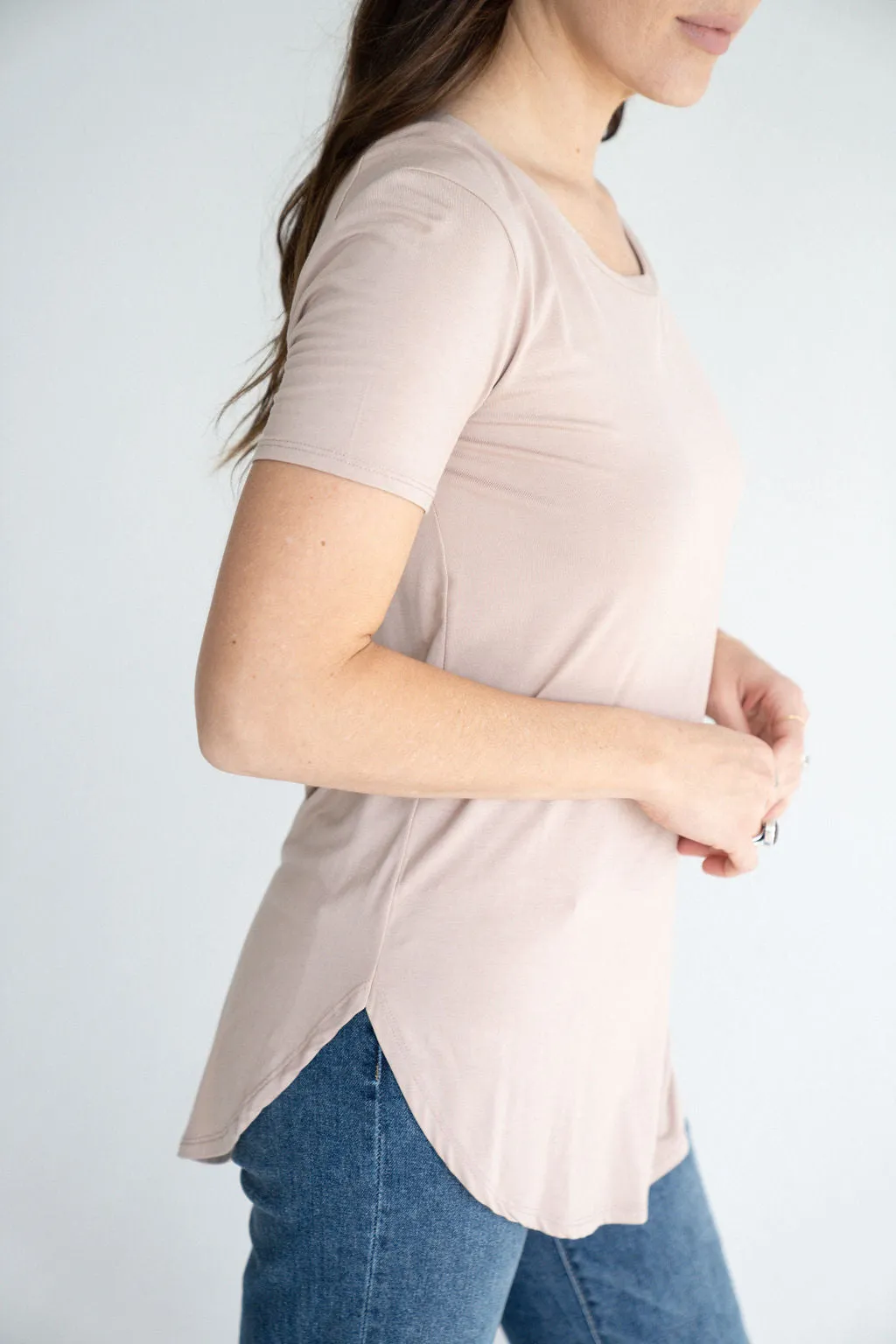 CJ's Favorite Scoop Neck Tee
