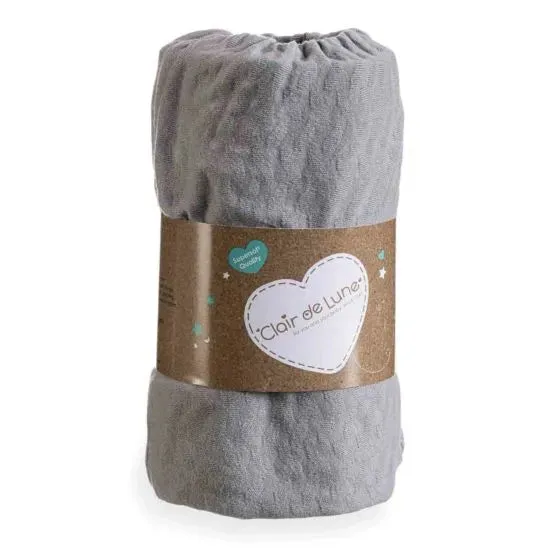 Clair de Lune 3 Piece Bedding Set - Cot Bed - Grey