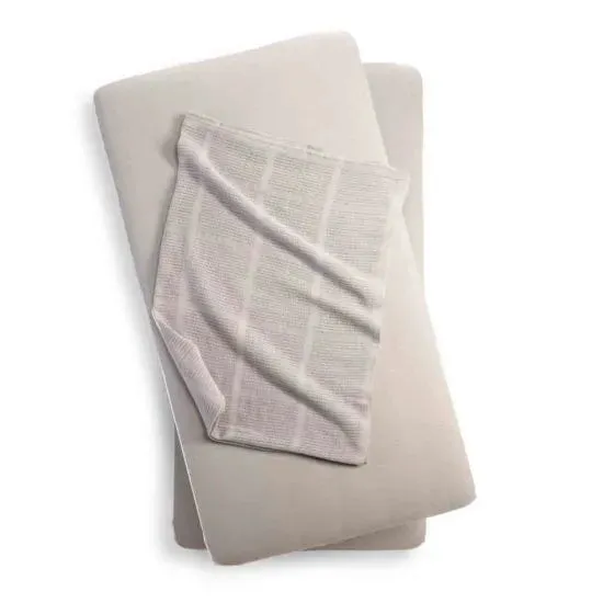 Clair de Lune 3 Piece Bedding Set - Cot Bed - Grey