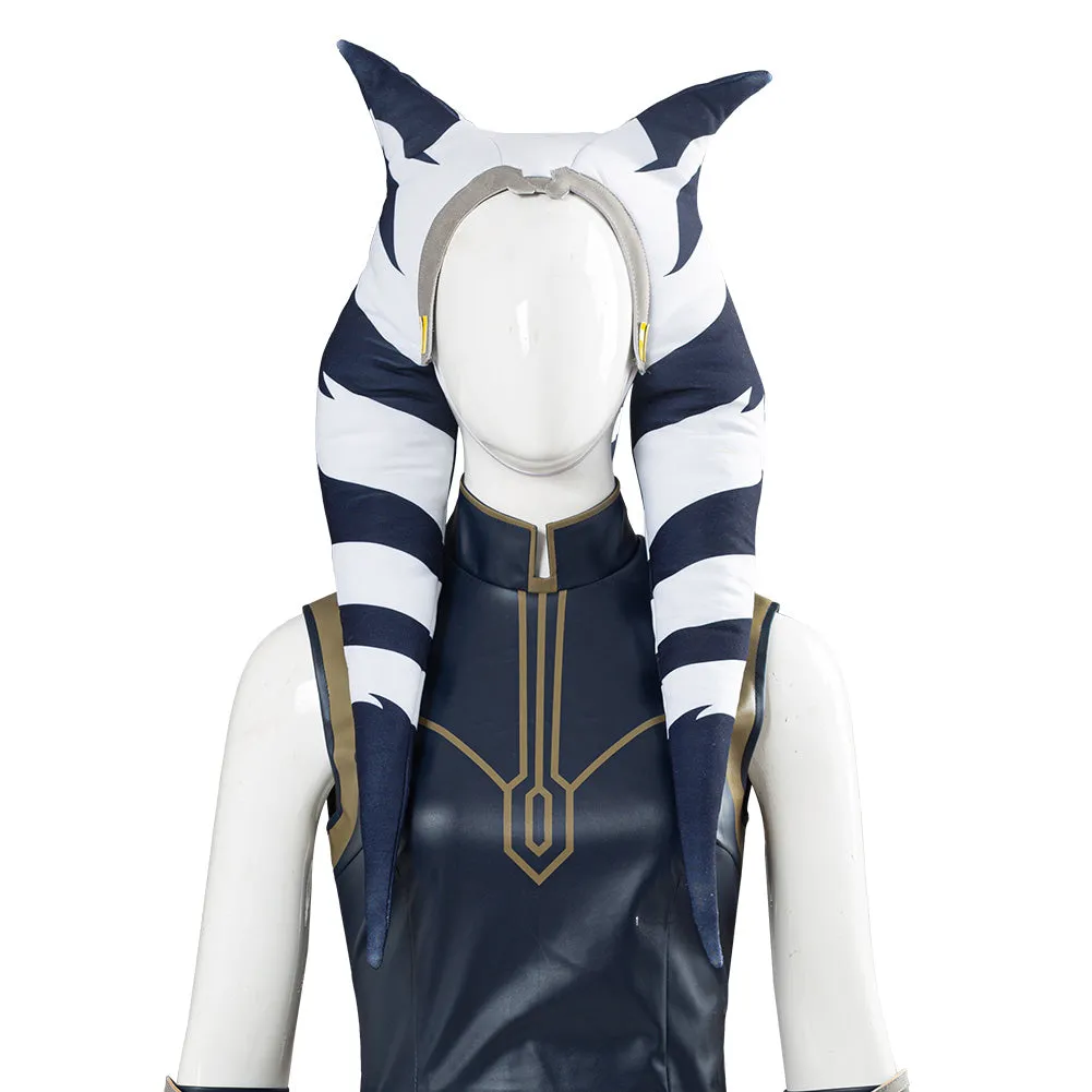 Clone Wars Season 7 Ahsoka Tano Women Girls Outfit Cosplay Costume Halloween Carnival Costume