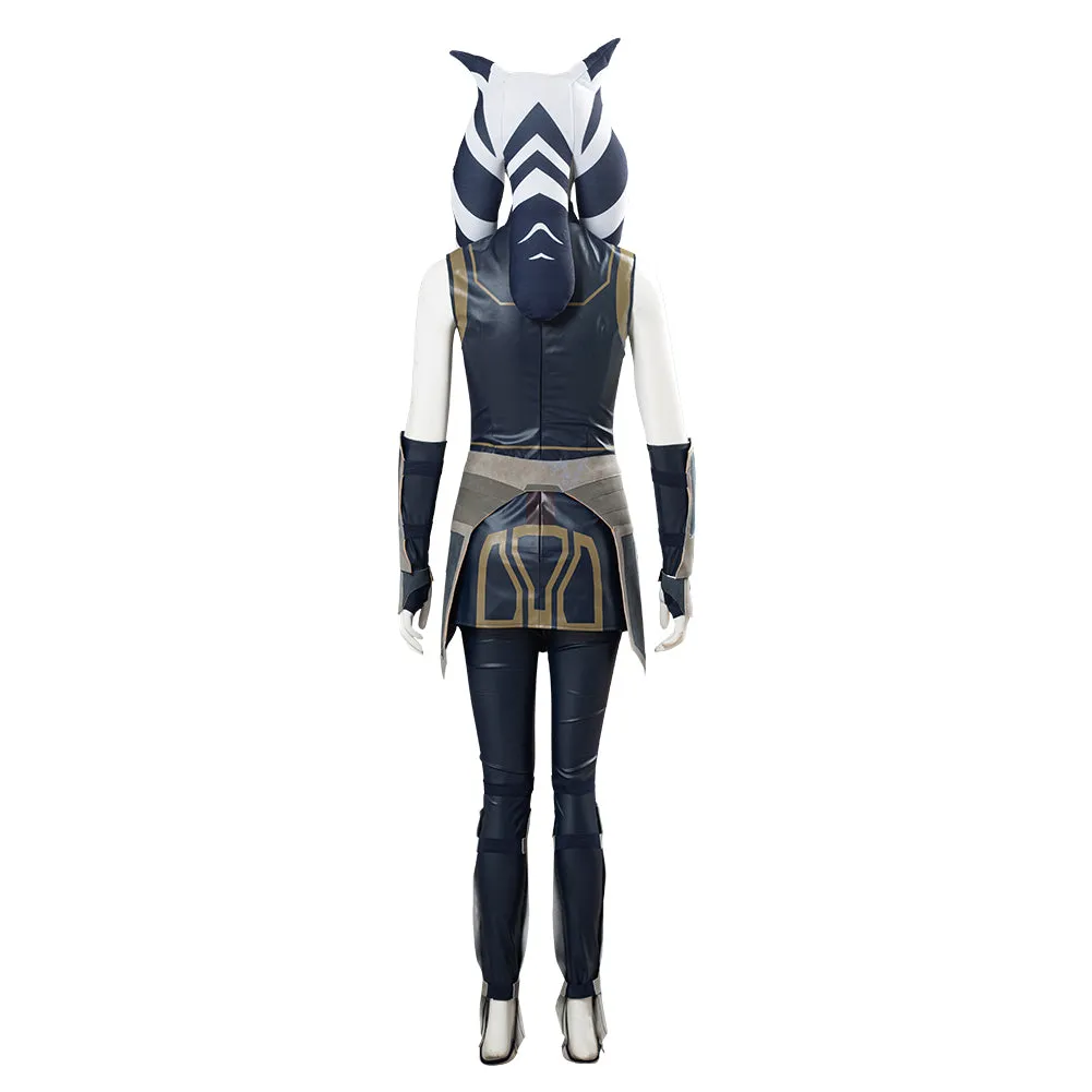 Clone Wars Season 7 Ahsoka Tano Women Girls Outfit Cosplay Costume Halloween Carnival Costume