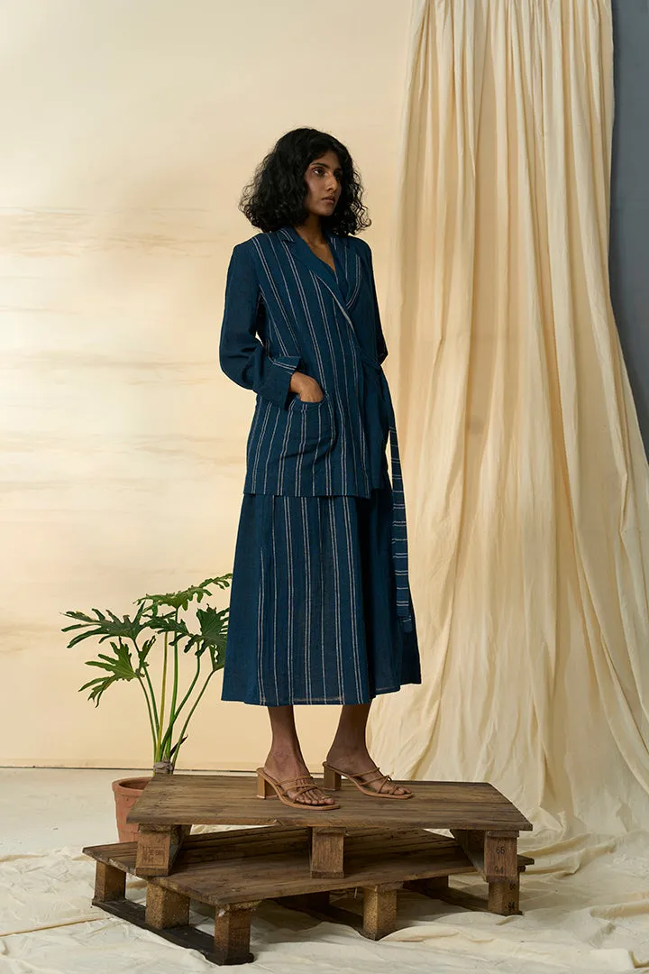 Cobalt Kala Cotton Dress & Blazer Set