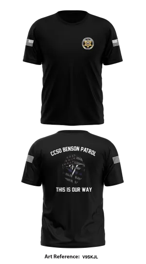 COCHISE COUNTY SHERIFF’S OFFICE BENSON PATROL STORE 1 Core Men's SS Performance Tee - V9sKJL