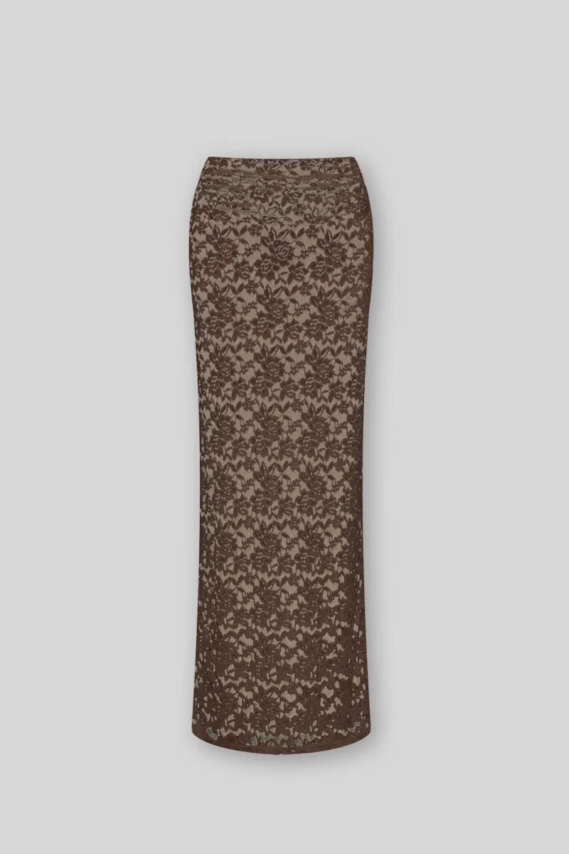 Cocoa Crush Lace Maxi Set