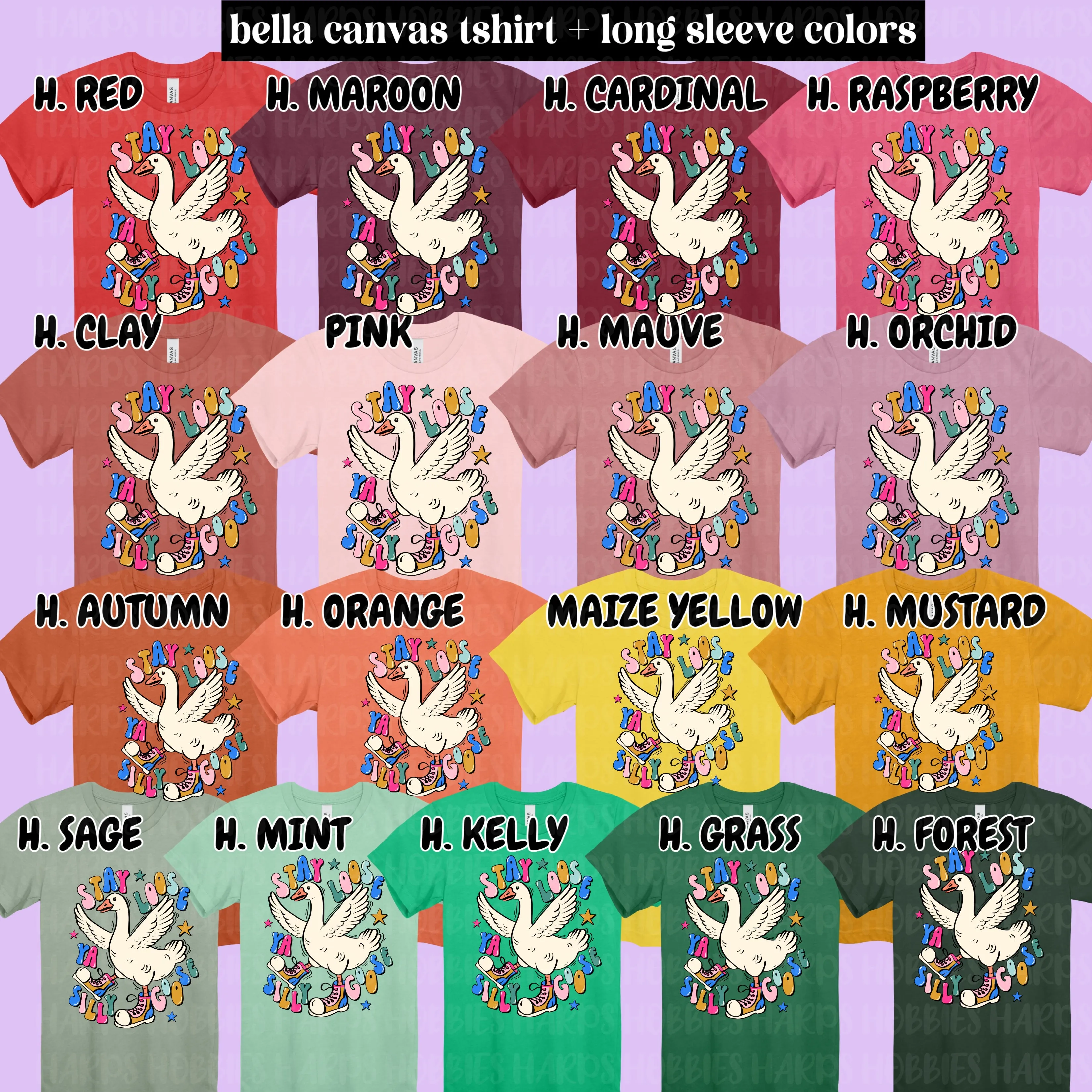 Colorful Stay Loose Silly Goose (tshirt/hoodie/sweatshirt/longsleeve)