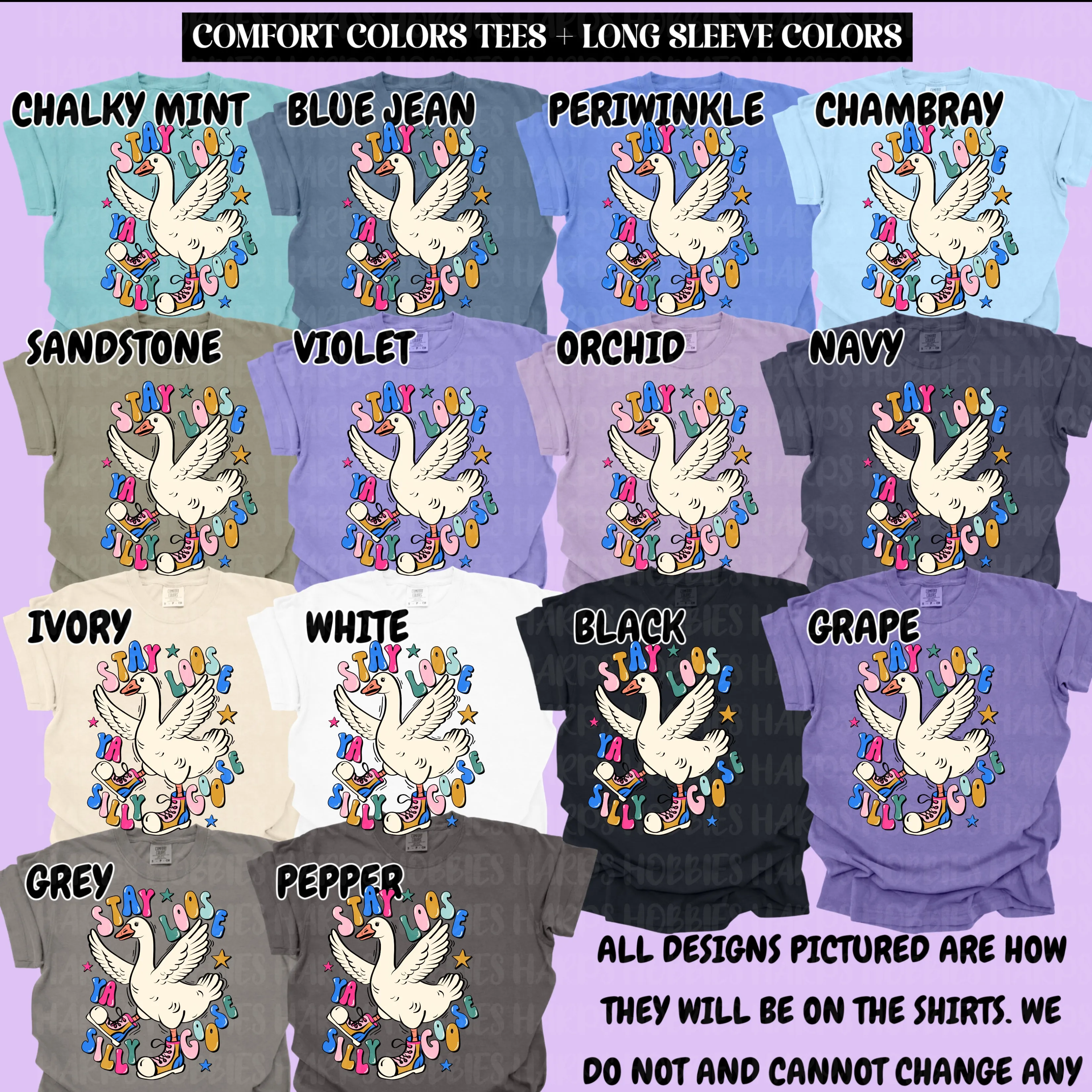 Colorful Stay Loose Silly Goose (tshirt/hoodie/sweatshirt/longsleeve)
