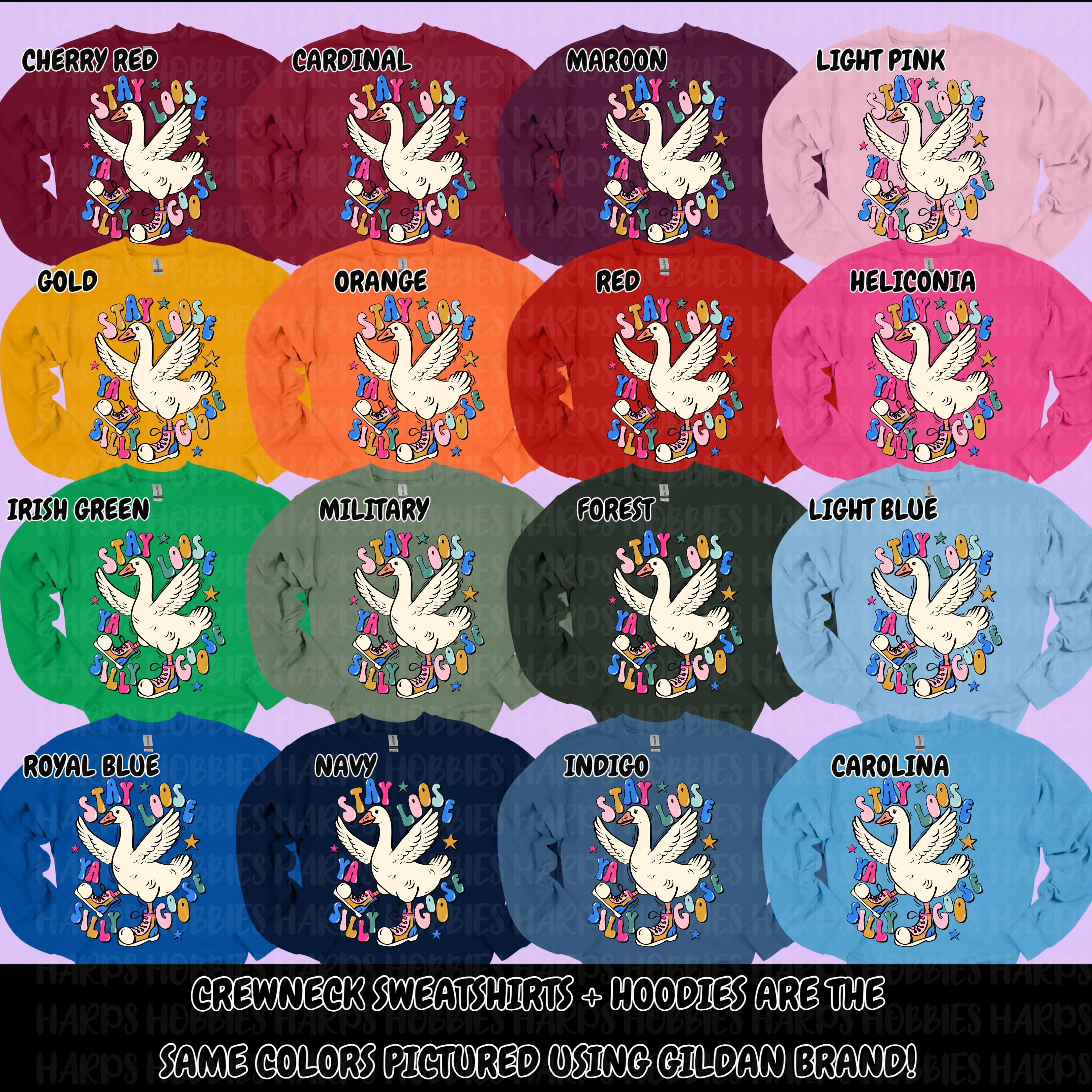 Colorful Stay Loose Silly Goose (tshirt/hoodie/sweatshirt/longsleeve)