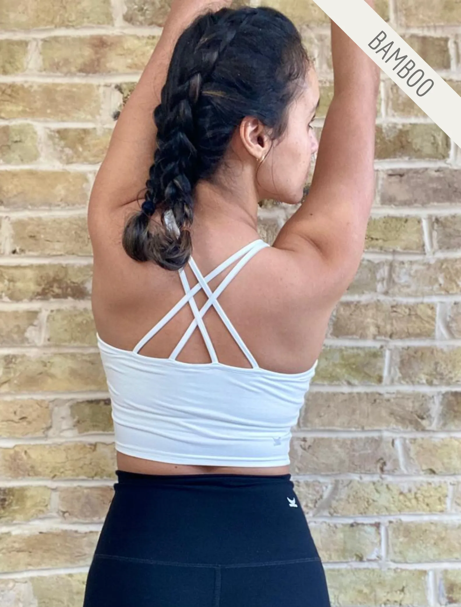 Cool Cami - Bamboo Bra Top - White (LAST SIZES - XS)