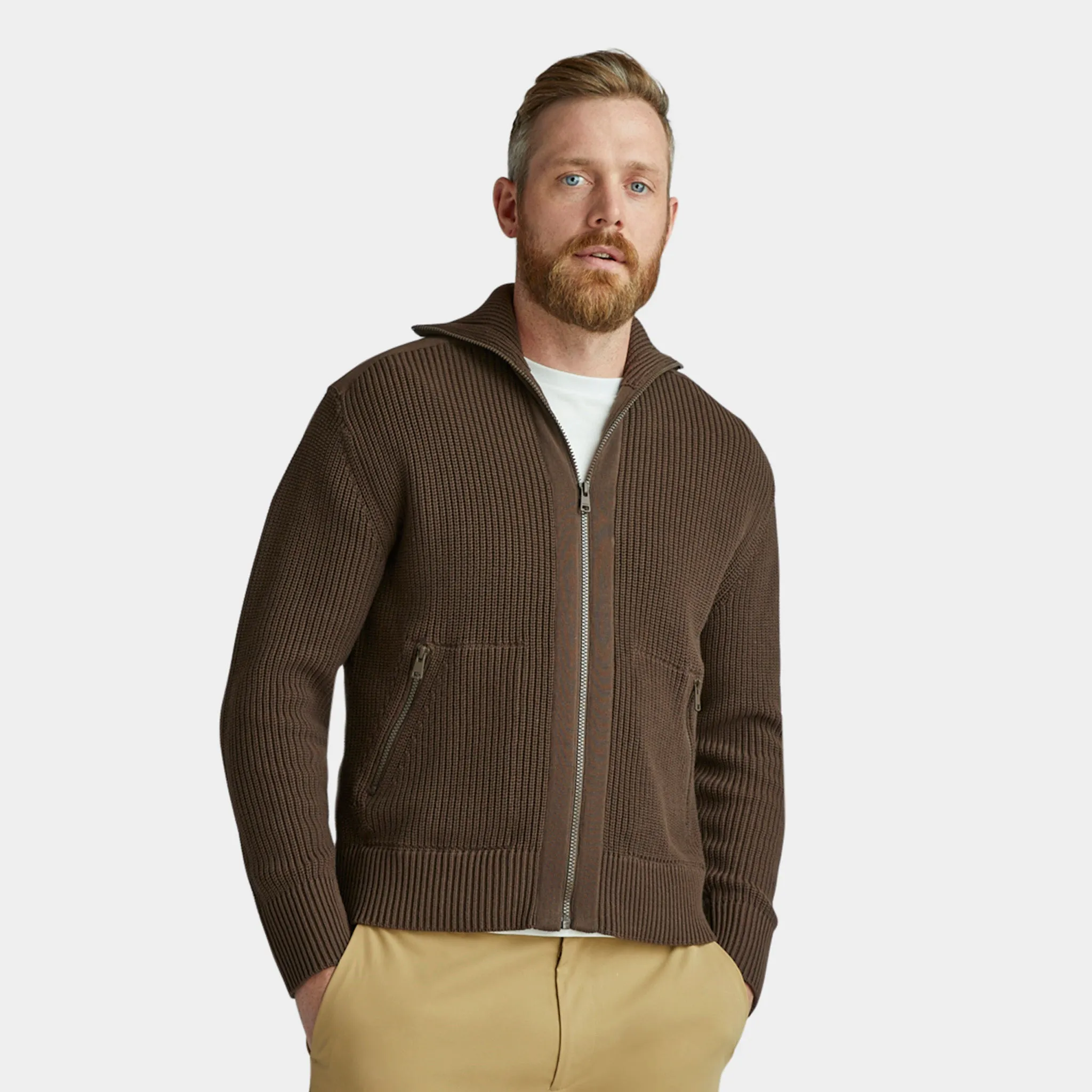 Cool Cotton Sweater Jacket
