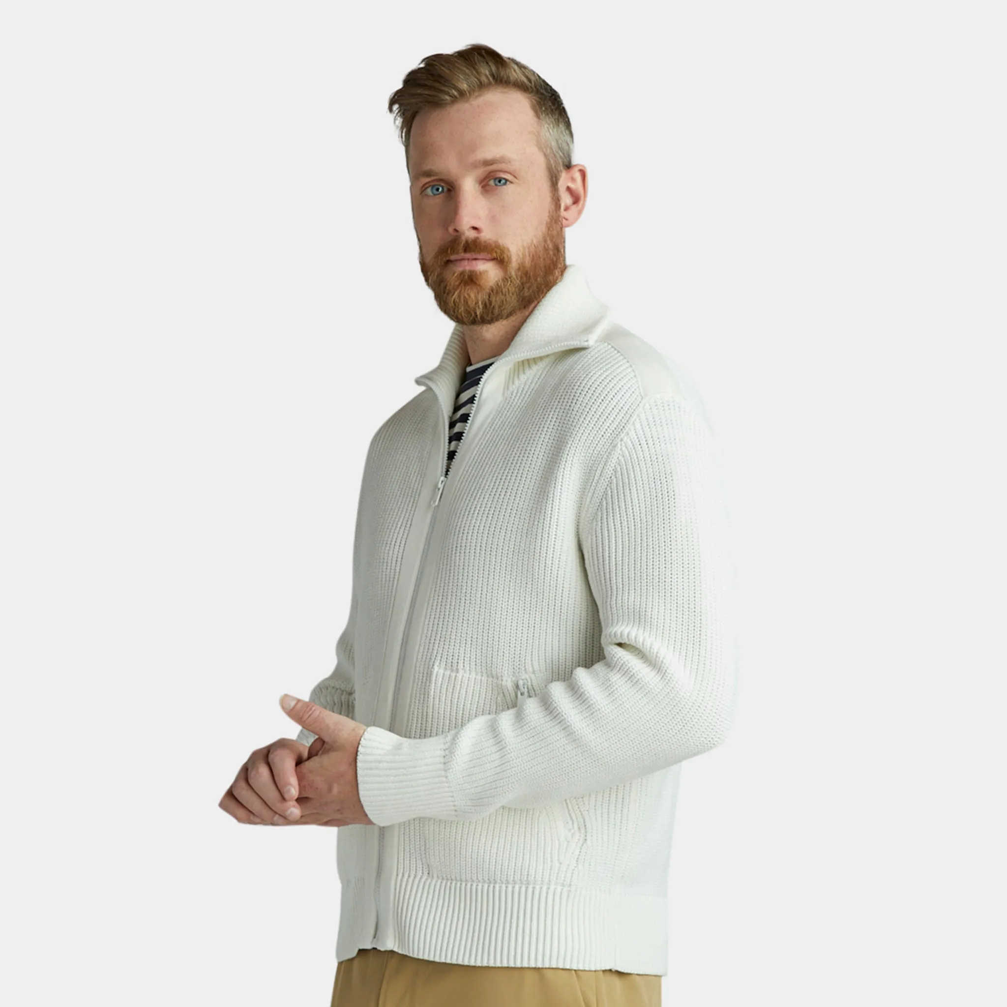 Cool Cotton Sweater Jacket