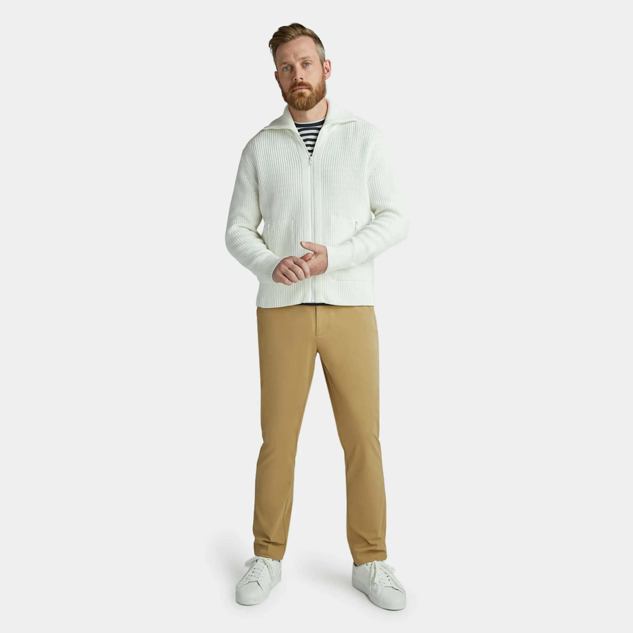 Cool Cotton Sweater Jacket